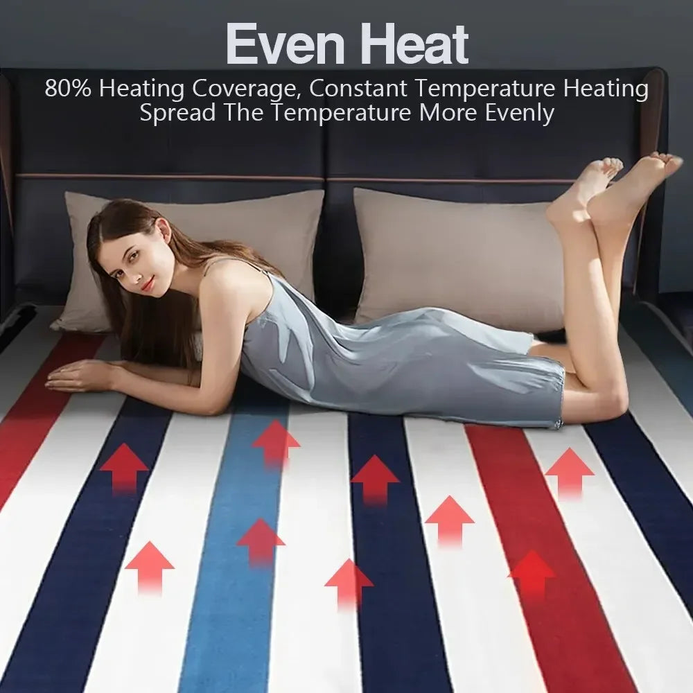 Electric Blanket 220V Electric Heating Blanket Thicker Automatic Thermostat Body Warmer Thermal Mattress