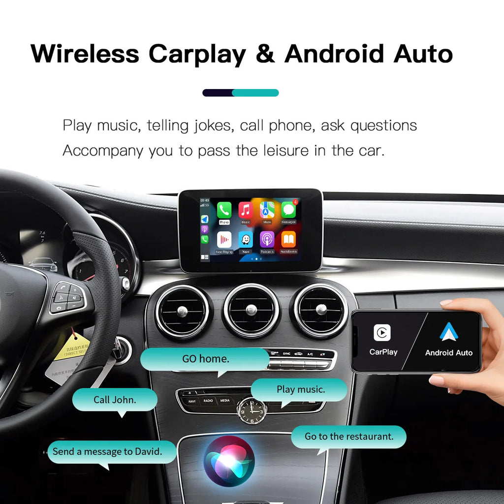 2025 New Wireless CarPlay Android Auto