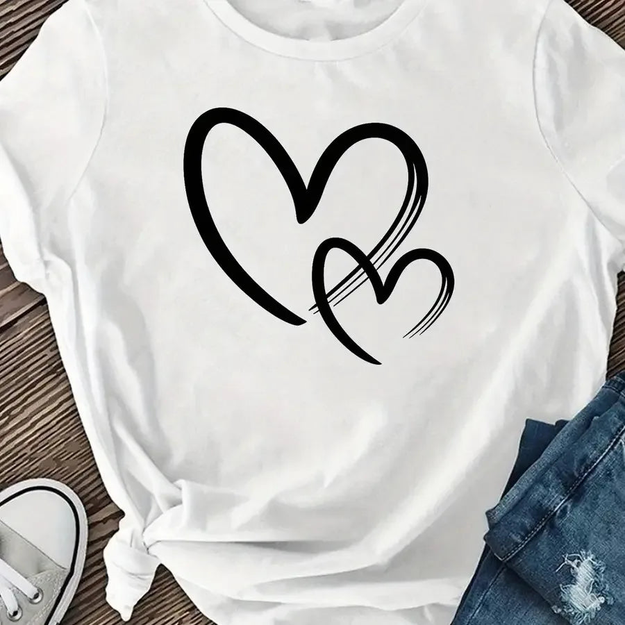 Heart Shirt Valentine'S Day Shirt Valentine'S Day Gift Cute Valentines Shirt Self Love Shirt