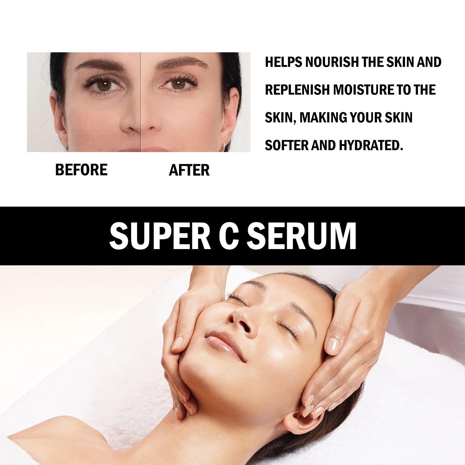 Vitamin C Serum For Face Dark Spot Removal Niacinamide Moisturizing Brightning Shrink Pores Essence Beauty Firming