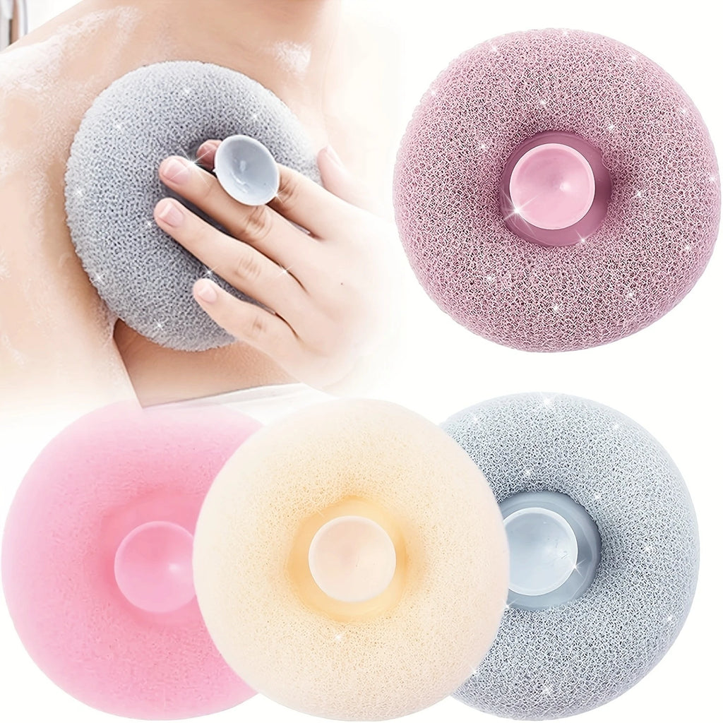 2PCS Set - Sunflower Suction Cup Bath Scrubber, Self-Care Massage Brush for Deep Clean & Relaxation