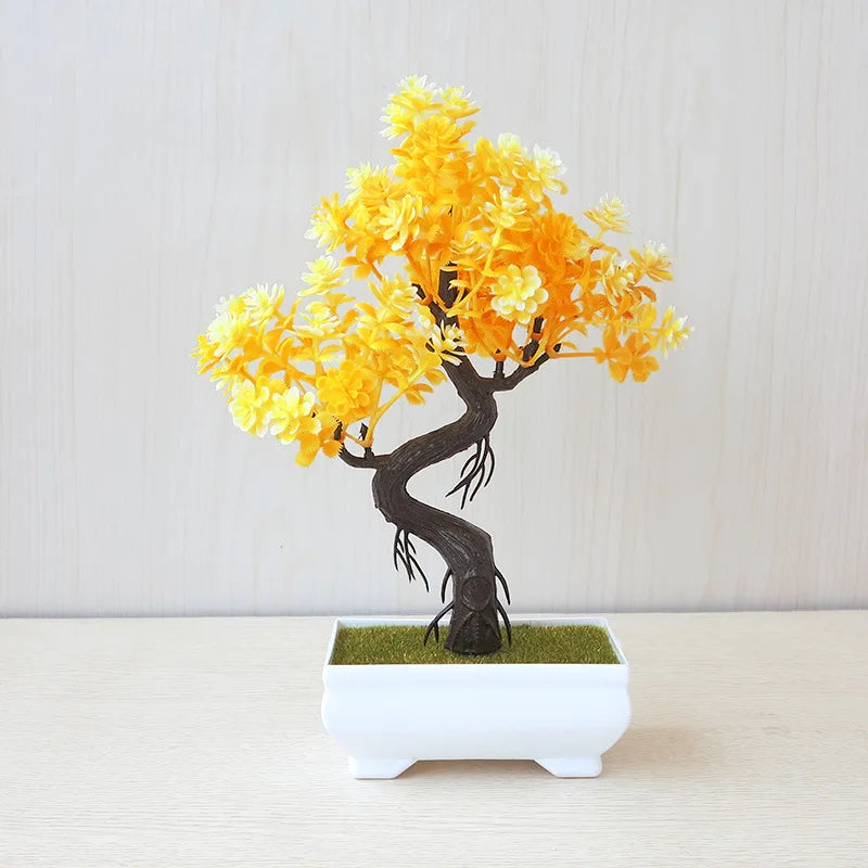 Artificial Plants Decoration Potted Bonsai Small Tree Pot Fake