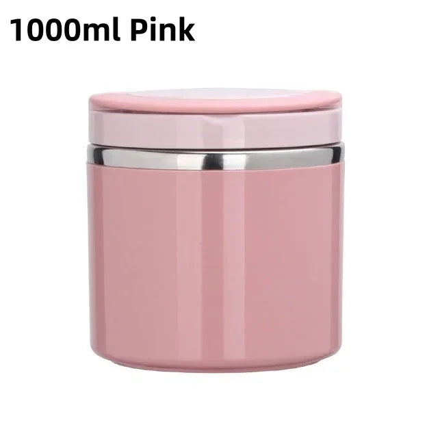 Food Thermal Jar Insulated Soup Cup Thermos Containers Stainless Steel Lunch Box Thermo Keep Hot