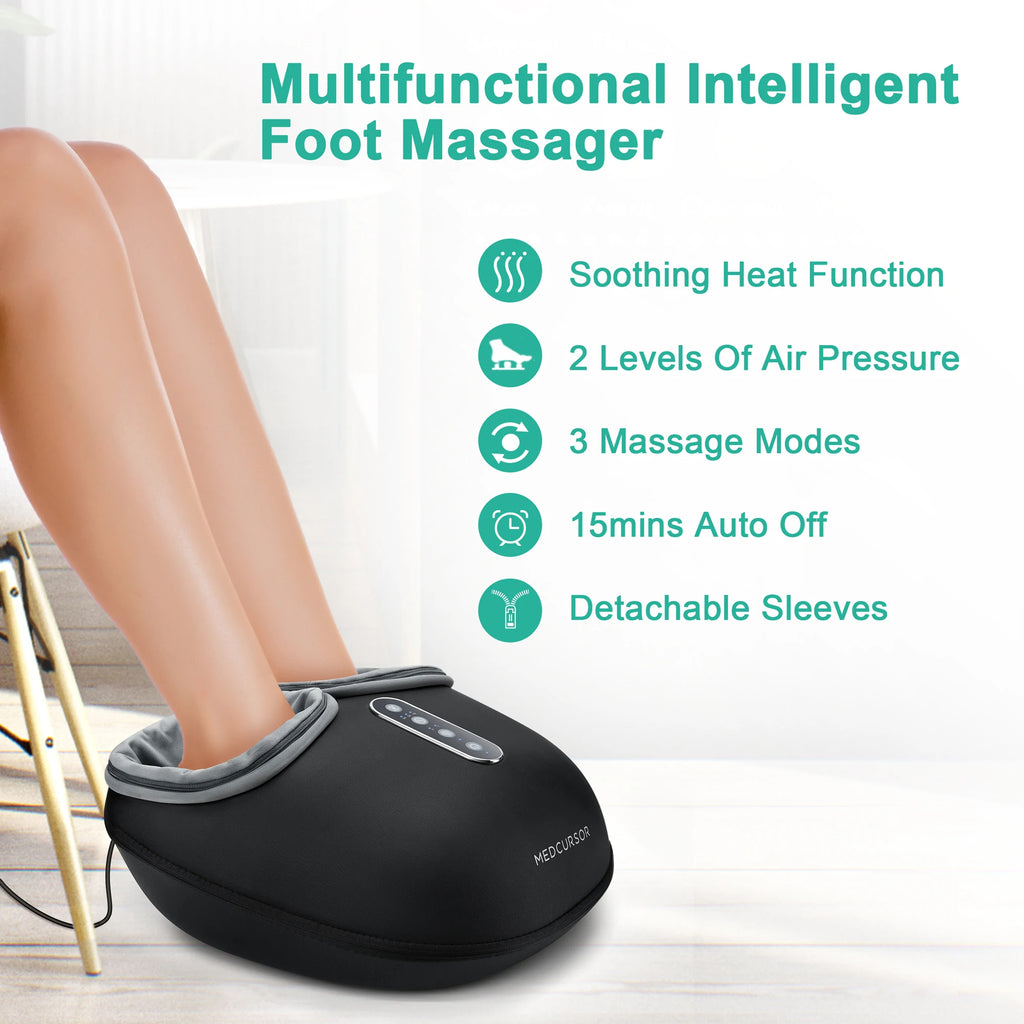Foot Massager Machine with Heat Roller Muscle Relaxation