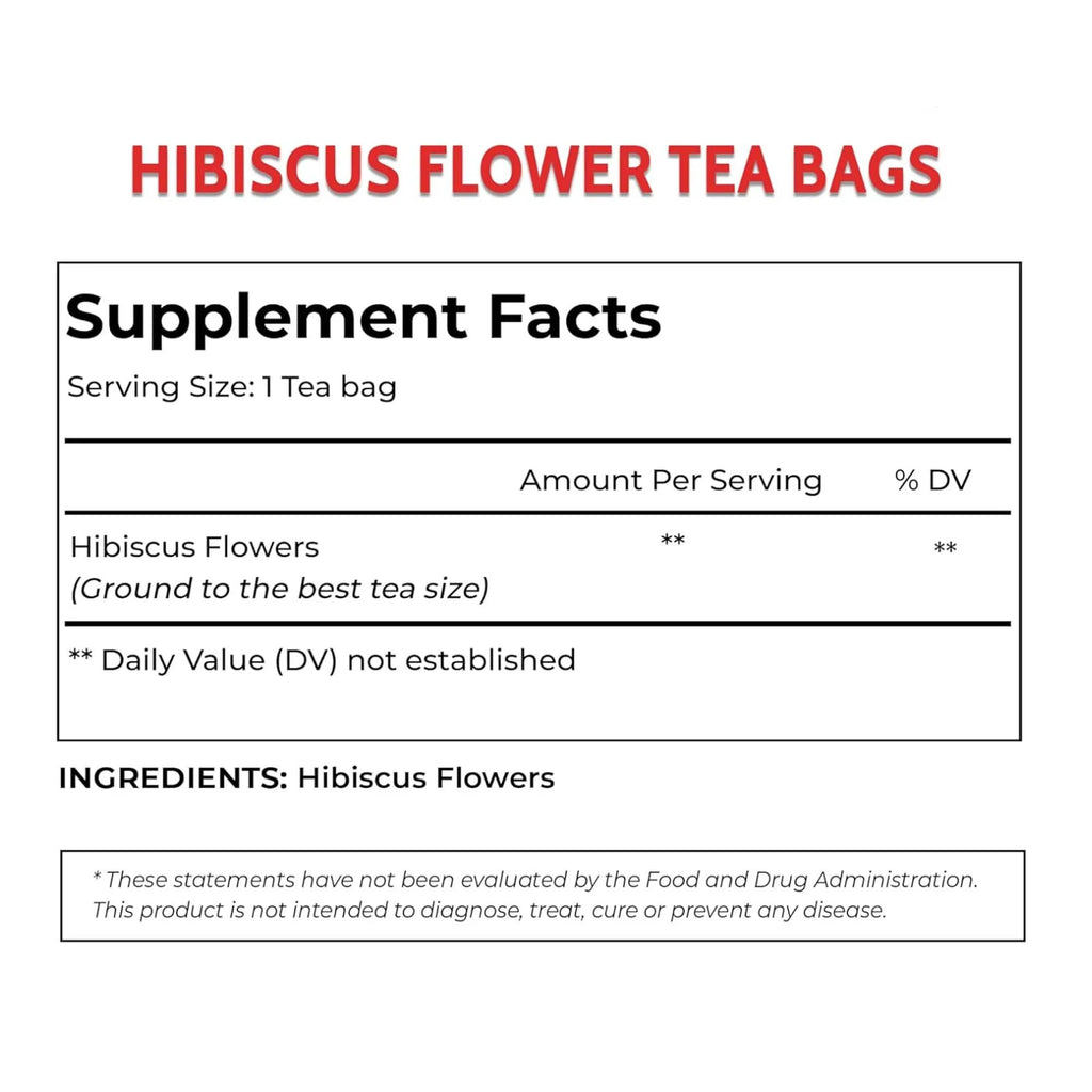 Flower tea bag, decaffeinated herbal tea bag, rich in antioxidants, tea lovers' gift, antioxidant rich mixture