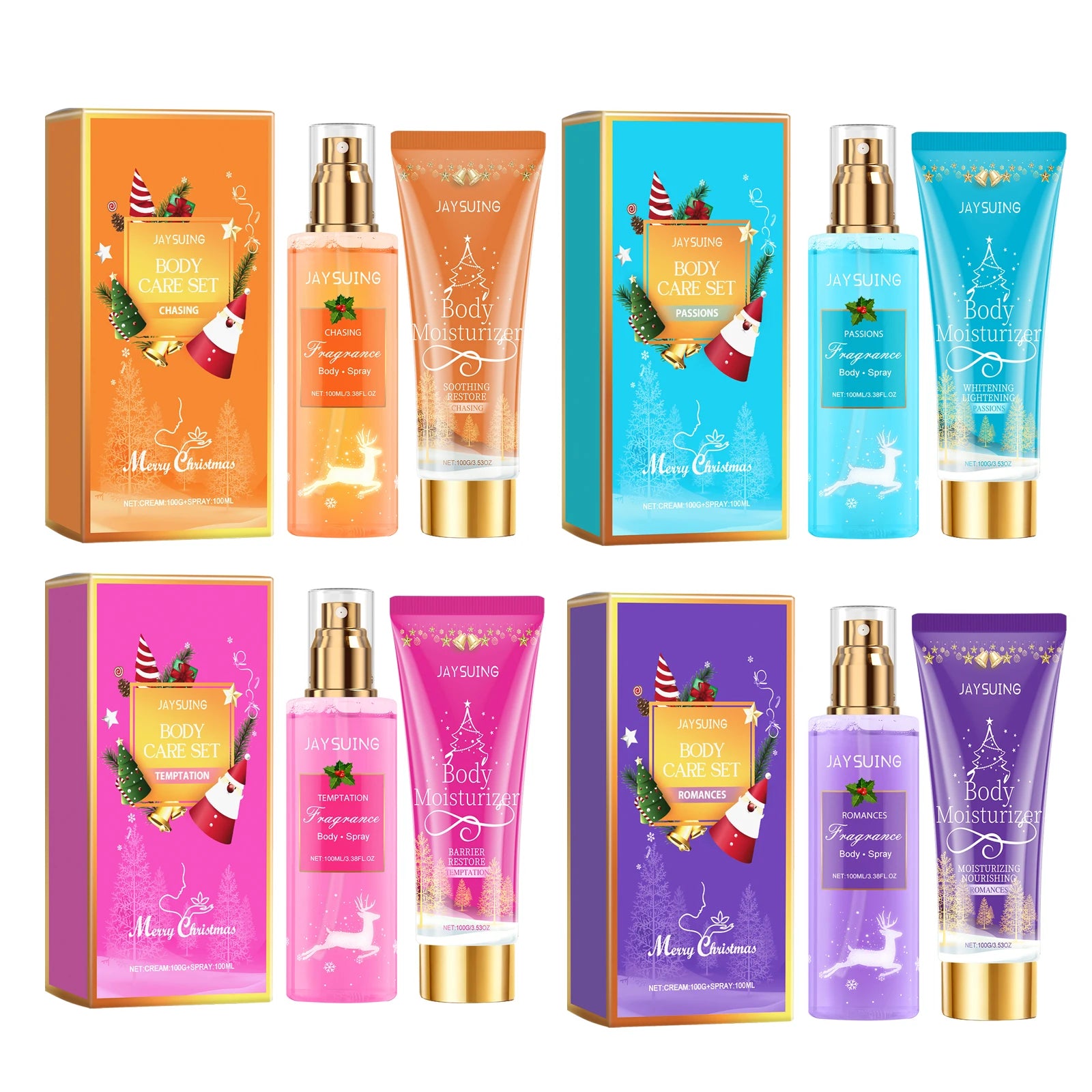 Body Care Gift Set, Fragrance Body Lotion & Perfume Spray