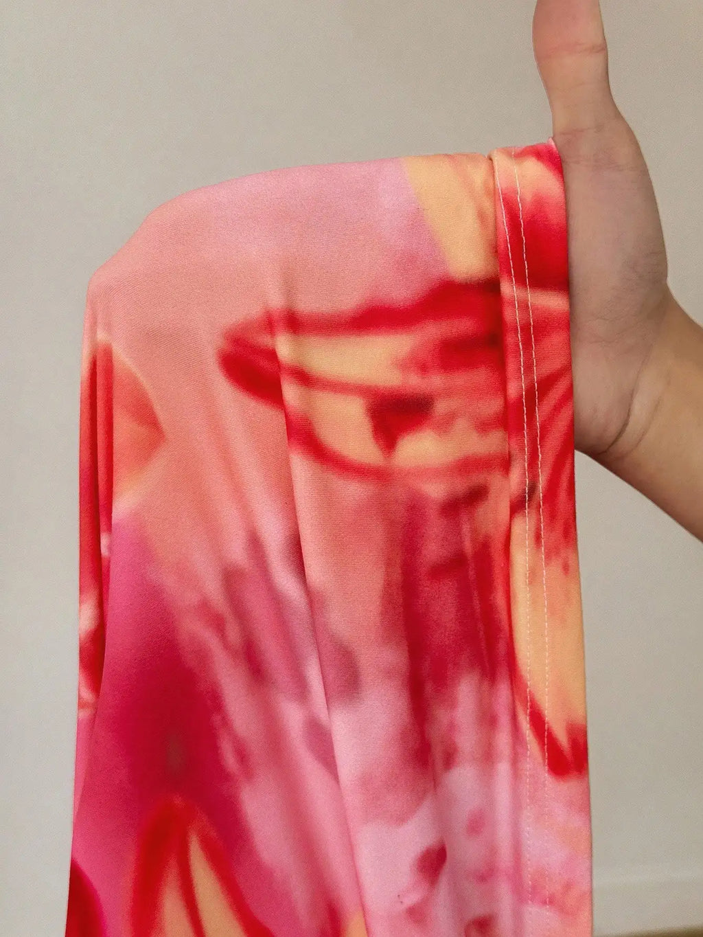 Pink Floral Bodycon Maxi Dress With Plunging neckline And Backless Design For Vacation Party Wear