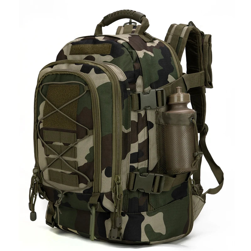 60L Military Tactical Backpack Army Molle Assault Rucksack Outdoor Travel Hiking Rucksacks Camping Hunting