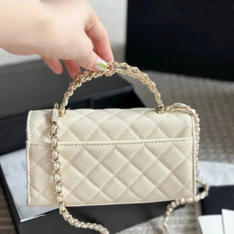 Top Cowhide Flap Luxury Bags With Handle Designer Bag Quilted Wallets