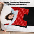 71" Red Light Sleeping Bag Full Body Relax Led Red Light Blanket Whole Body Led Infrared Sleeping Bag Red Light Mat