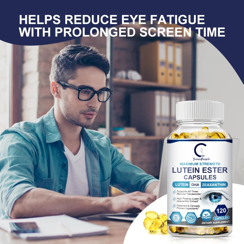 Lutein Bilberry Capsules  Dry Eyes and Vision Health Eye