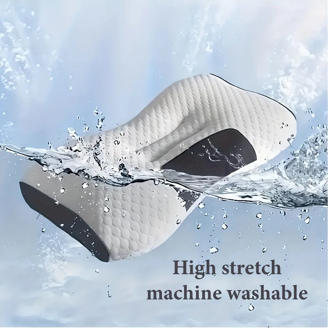 2pcs Massage Neck Pillows Adjustable Ergonomic Orthopedic Contour Support, High-Quality Pillow Core