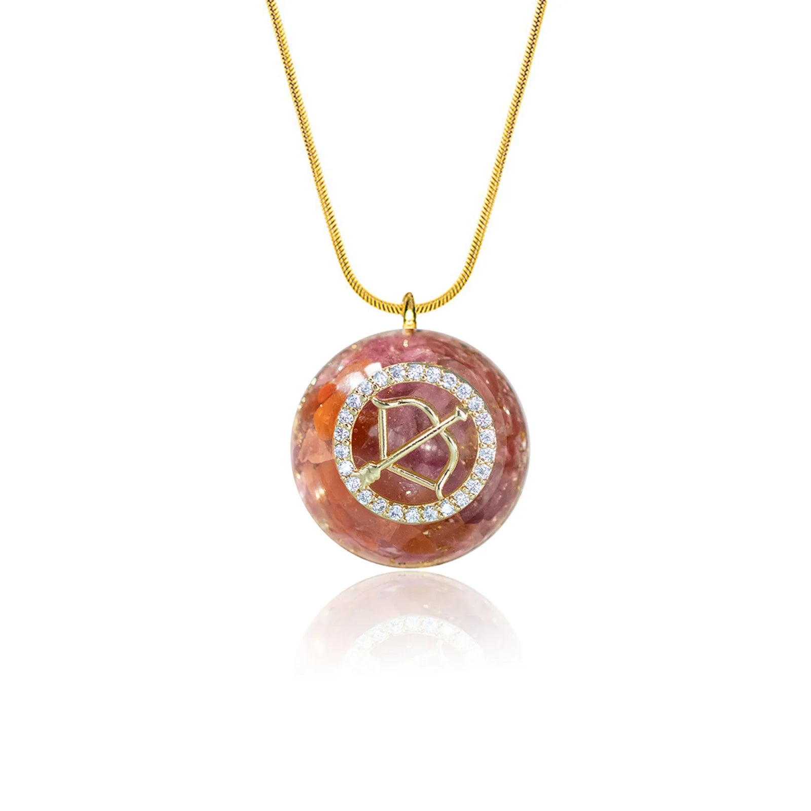 Orgonite Pendant Malachite Energy Necklace