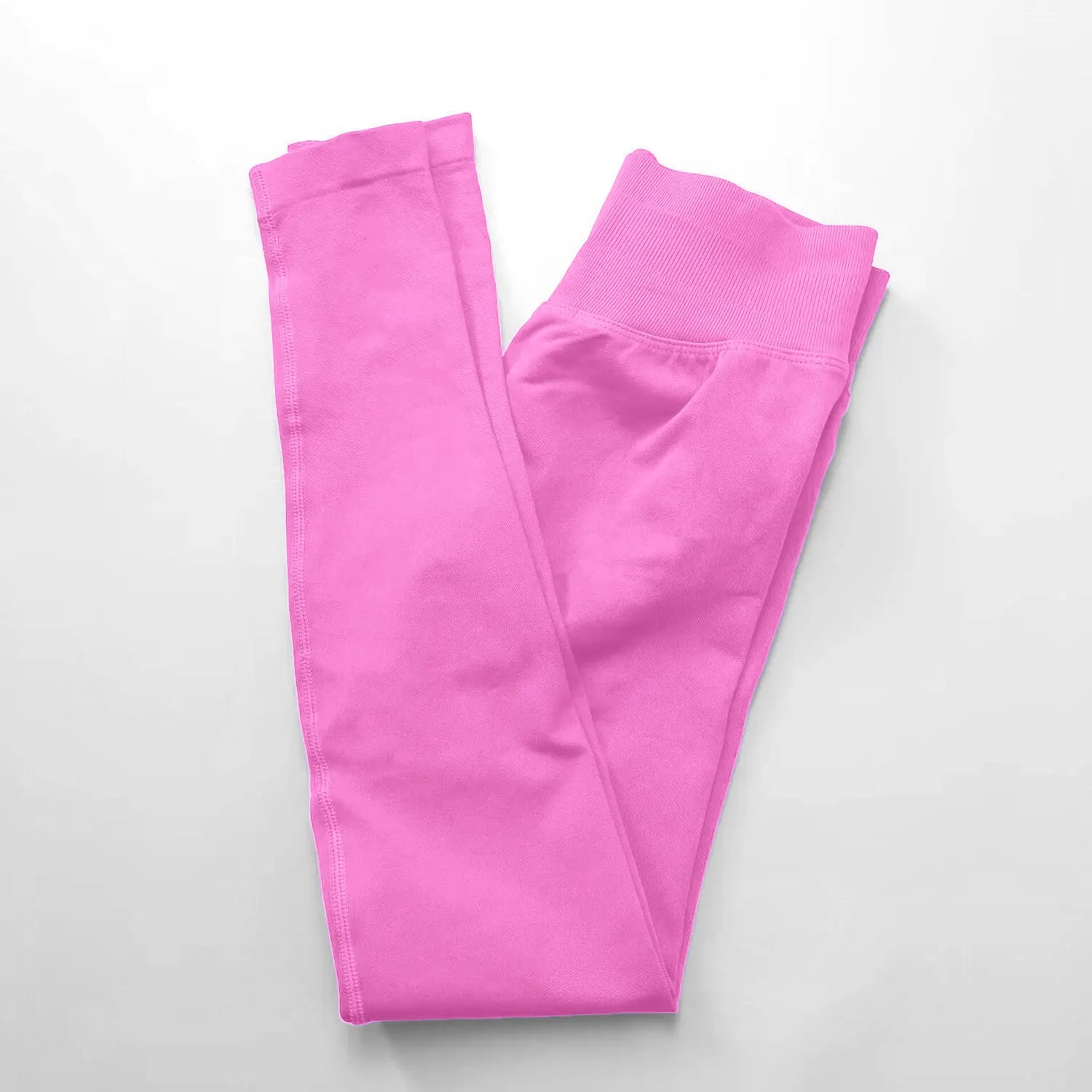 Impact Leggings Women Seamless Sports Yoga Low Ribbed Band Gym Scrunch Bum Tights