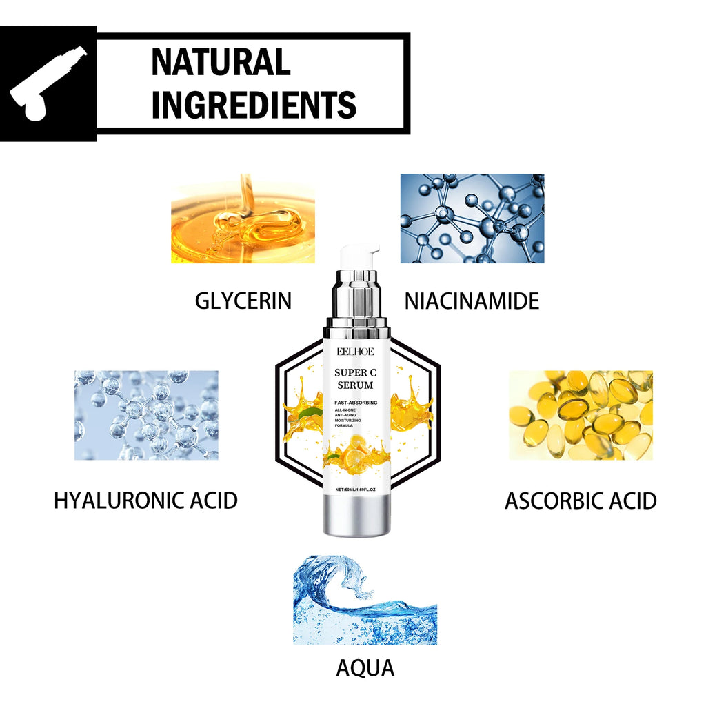 Vitamin C Serum For Face Dark Spot Removal Niacinamide Moisturizing Brightning Shrink Pores Essence Beauty Firming