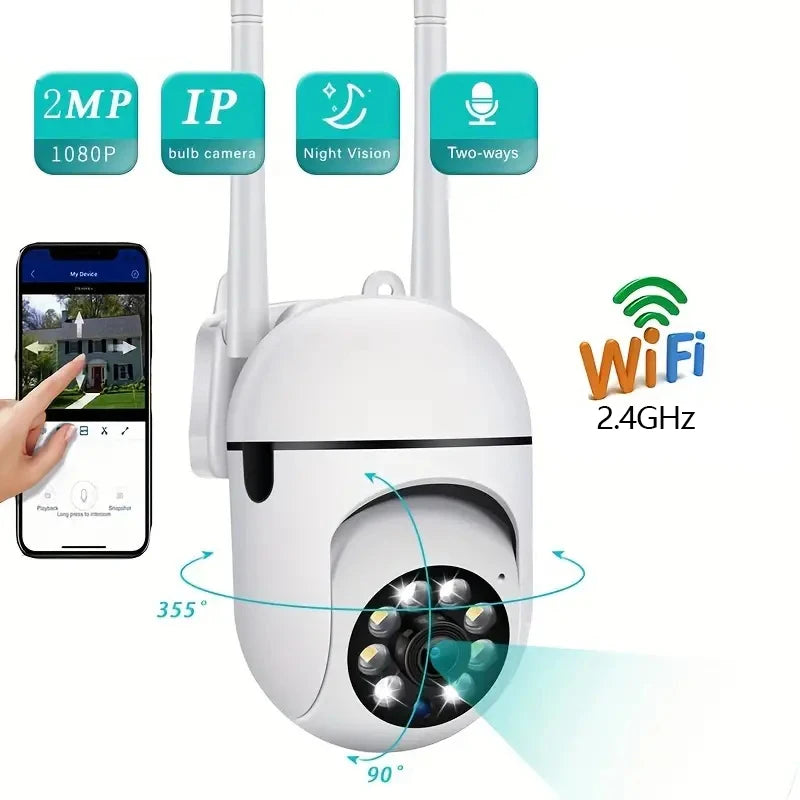 Wireless Monitoring Camera 360 degree intercom 1080P Remote HD Night Vision Camera Monitor Smart Home