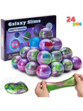 Mini Slime Party Favors Multicolor Galaxy Slime Balls Putty
