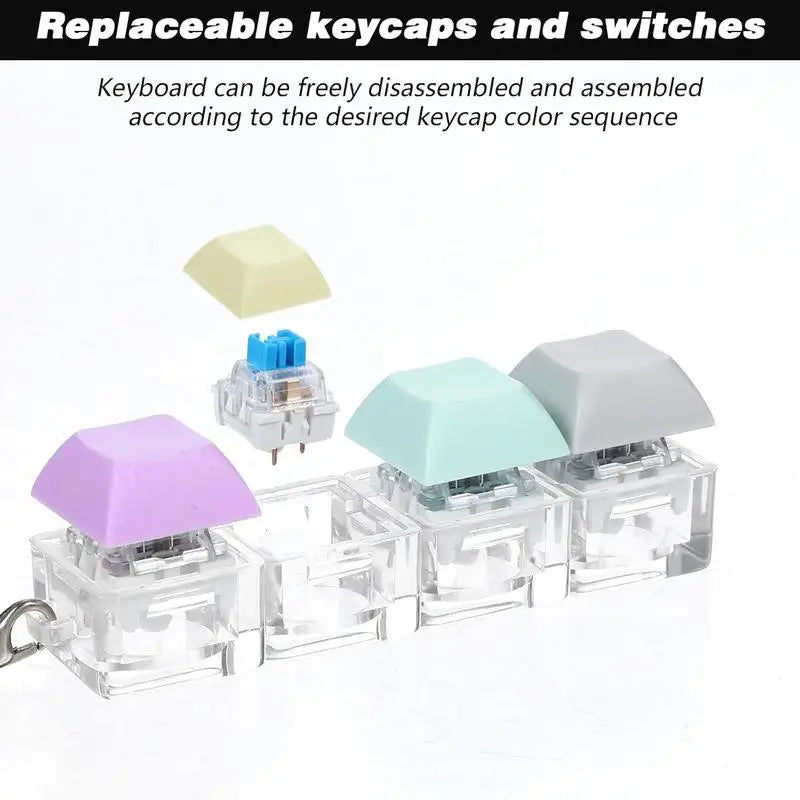 Portable Keyboard Switch Tester, 4 Switches with Carabiner