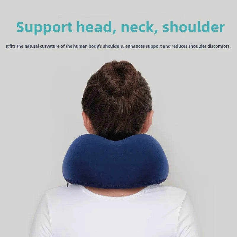 U Shaped Memory Foam Neck Pillows Soft Travel Pillow Massage Neck Pillow Sleeping Airplane Pillow Cervical