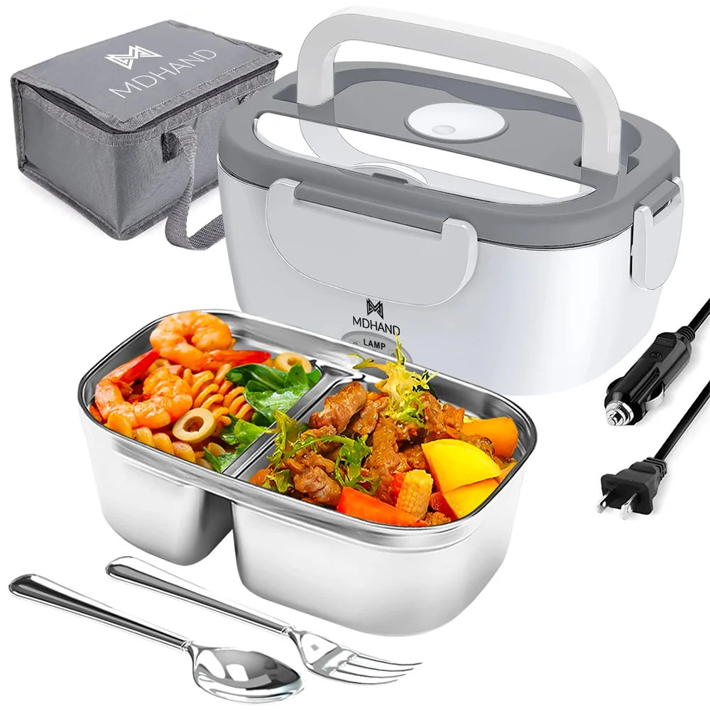 Electric Lunch Box Food Warmer Portable Food Heater for Car Or Home