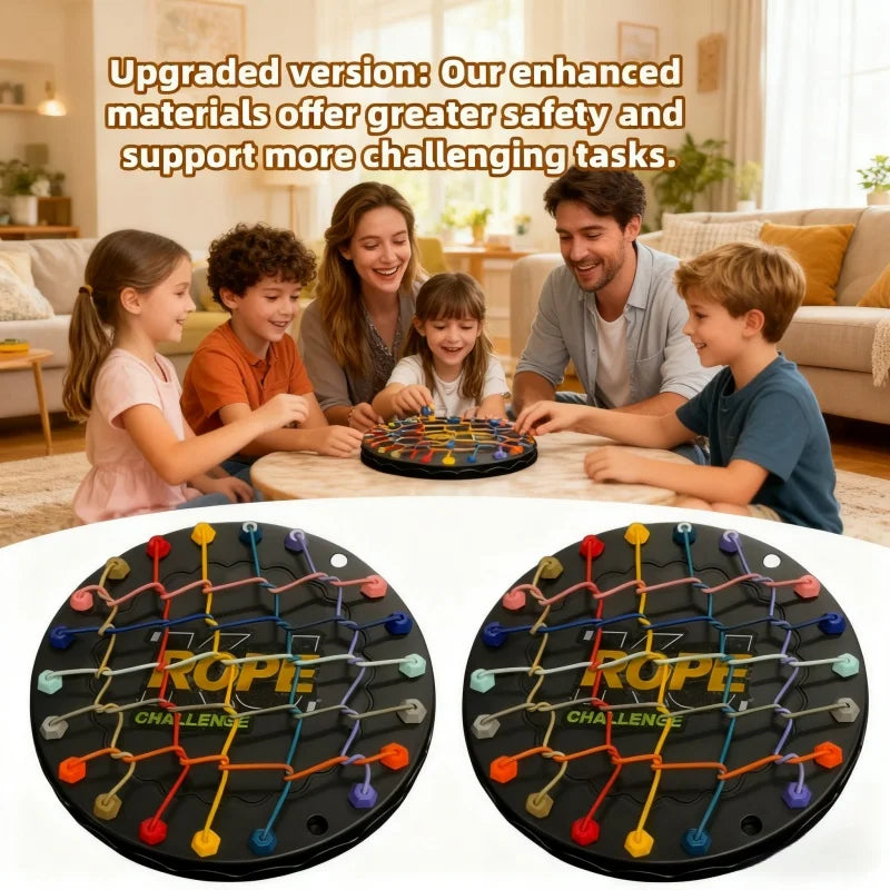 Super interesting and novel things, rope game board, children's rope decryption game logic training