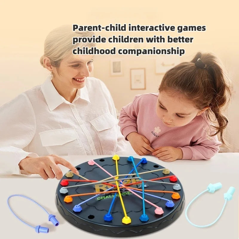 Super interesting and novel things, rope game board, children's rope decryption game logic training