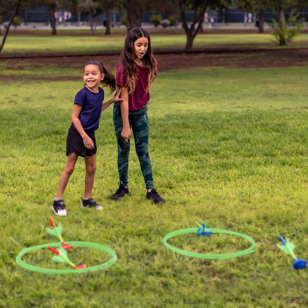 6Pcs Lawn Darts Games Set Glow in The Dark Yard Games for Kids Adults Family Camping Outdoor Sports