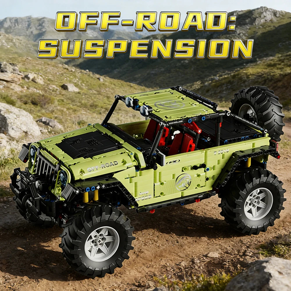 1:8 Scale Heavy-Duty Off-Road Sports Car Building Blocks Set 2680 PCS DIY Technical Vehicle Model Bricks Kit