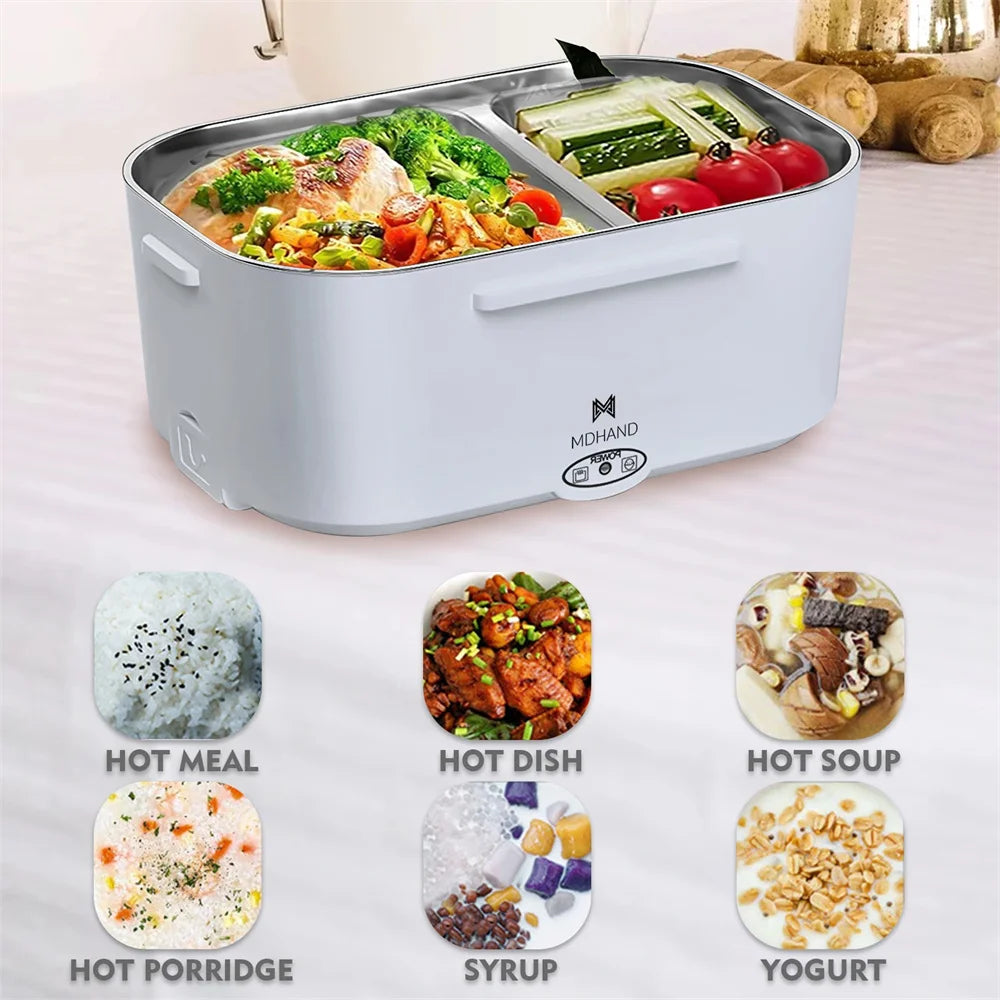Electric Lunch Box Food Warmer Portable Food Heater for Car Or Home
