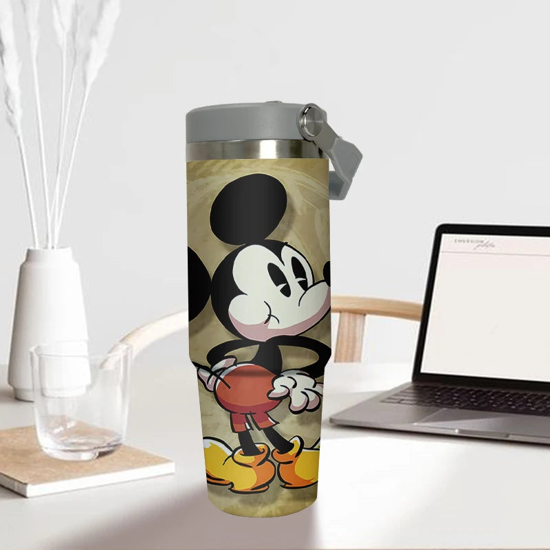 Double Stainless Steel 304 Coffee Thermos Mug Leak-Proof Non-Slip Car Vacuum Flask Travel Thermal