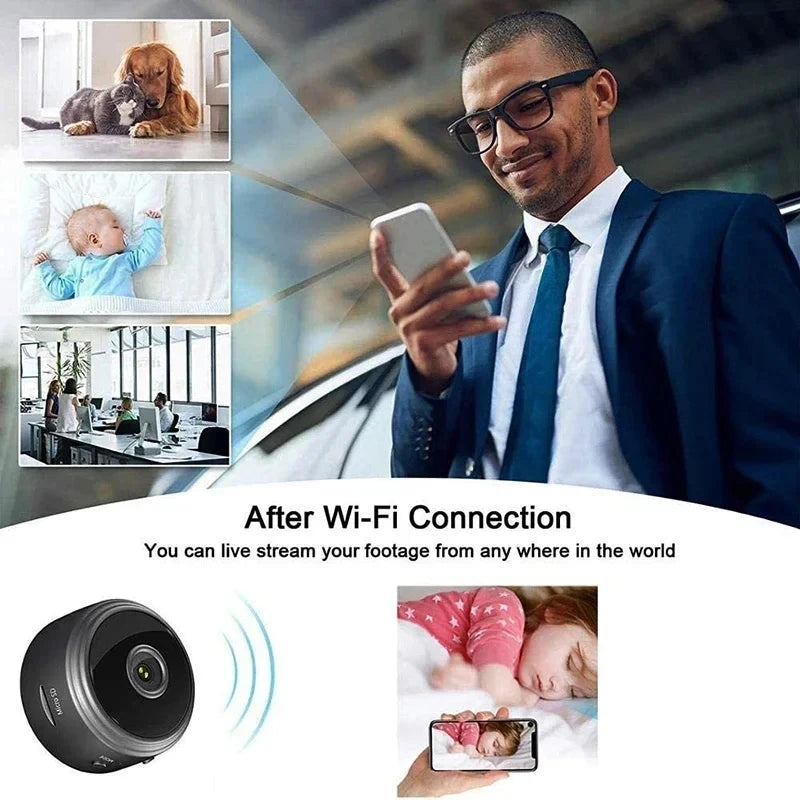 A9 WiFi Mini Camera Wireless Video Recorder Security Protection Camera Smart Home Monitoring