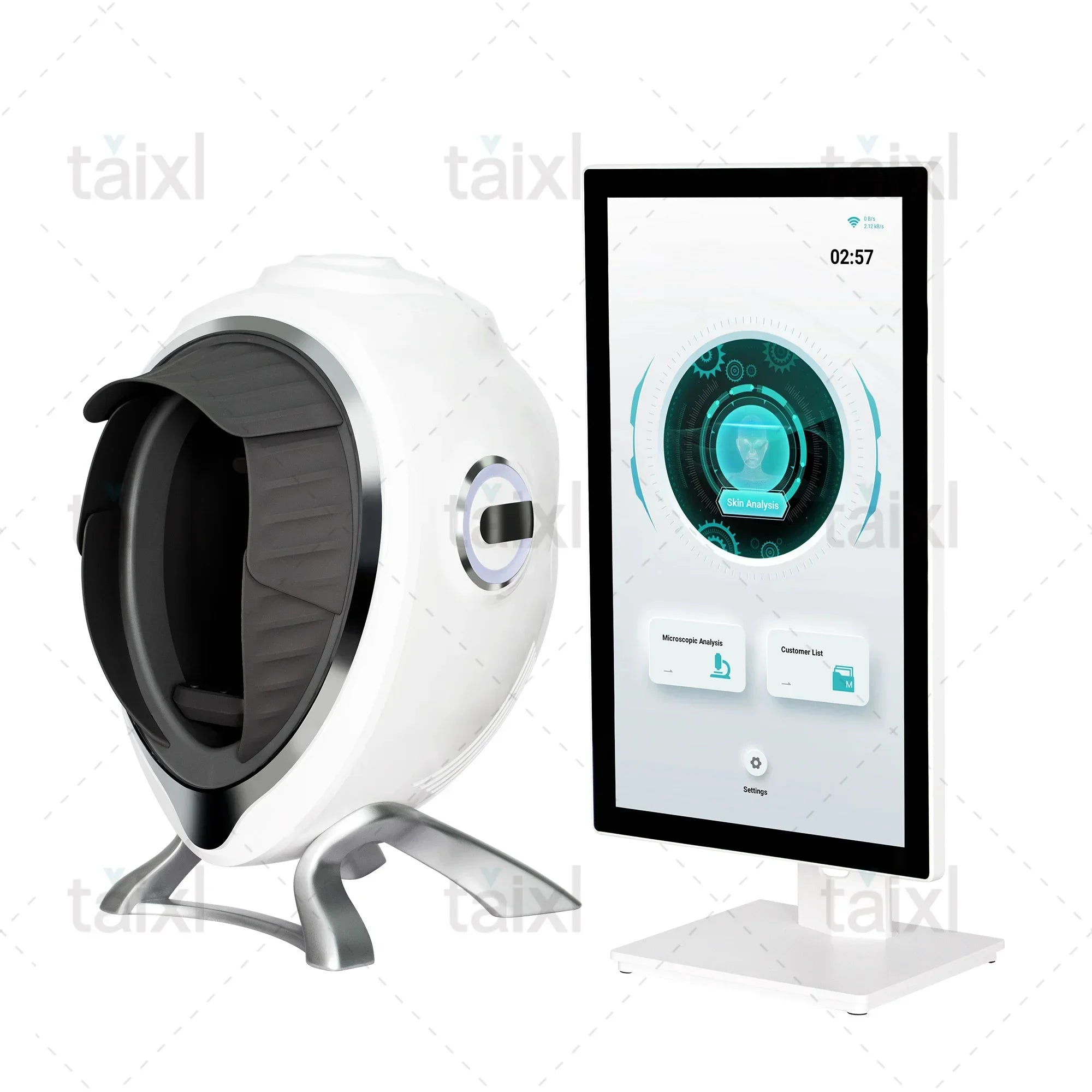 3D Skin Scanner Care Facial Analyzer Monitor Machine