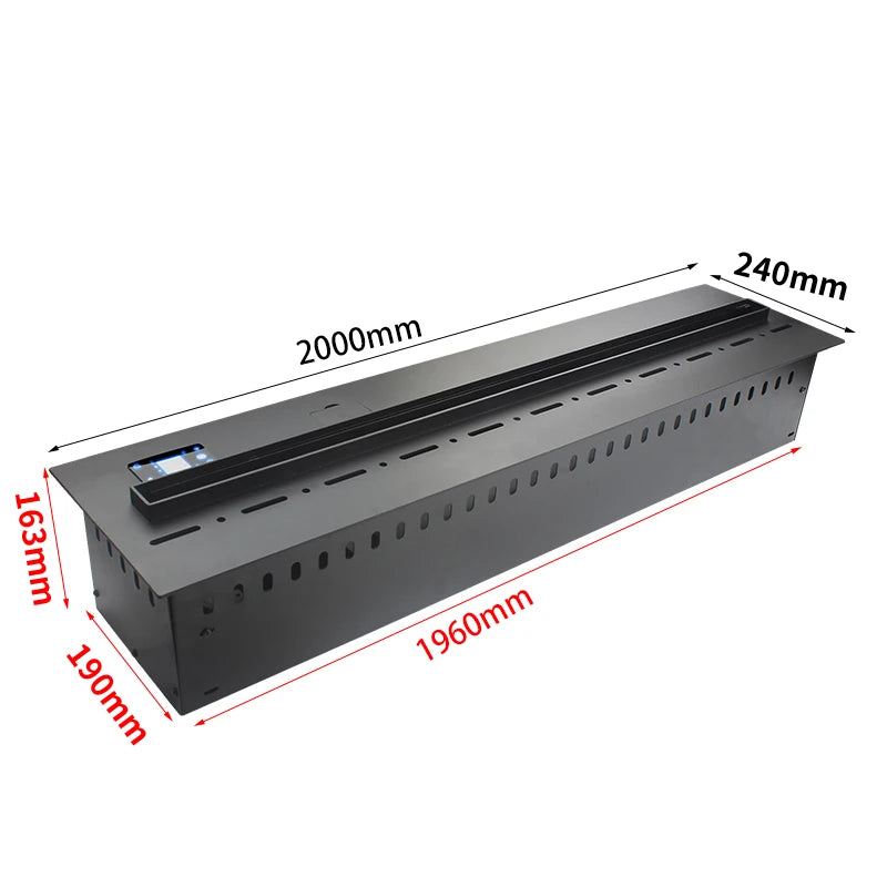 Electric Fireplace 3D Water Vapor Fireplace Local Stock USA Atomized Recessed Steam Fireplace w/Remote Control Timer
