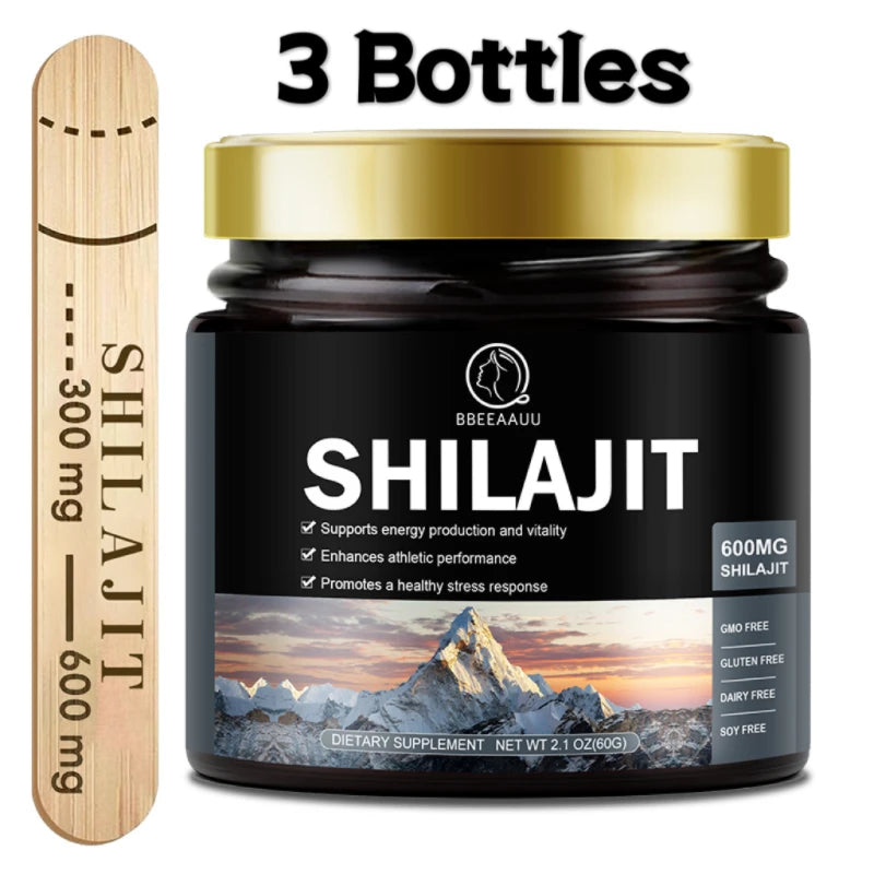 Himalaya Pure Shilajit Resin Original Mineral Health Supplement Non-GMO Brain Memory Cognitive Energy Health