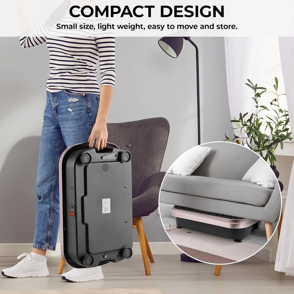 Vibration Plate,Fitness Vibration Board for Home,Full Body Exercise Machine