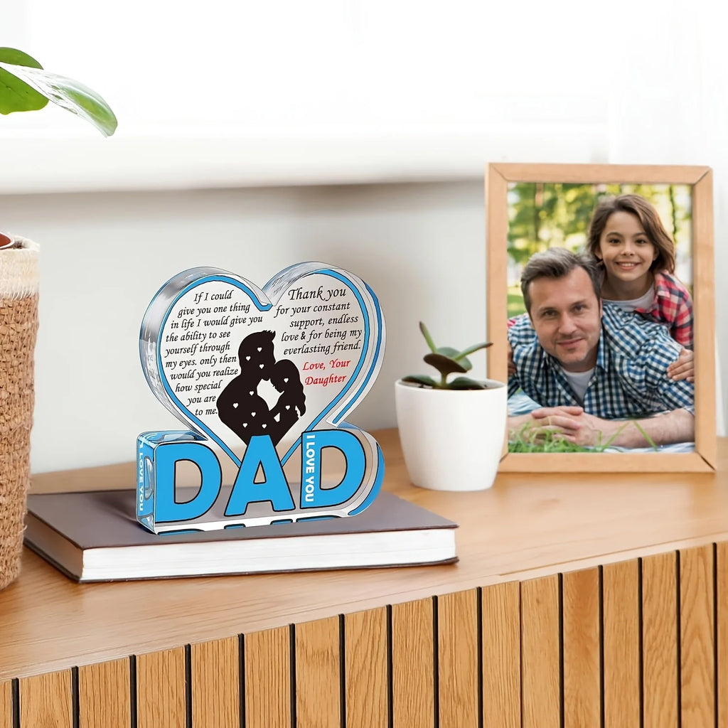 Dad Acrylic Plaque Gifts for Dad Christmas Gifts FromDaughter