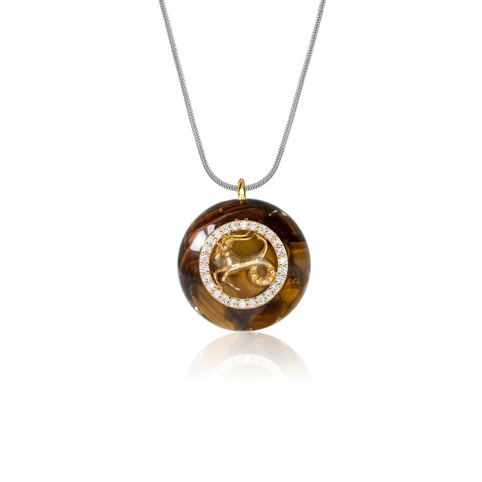 Orgonite Pendant Malachite Energy Necklace