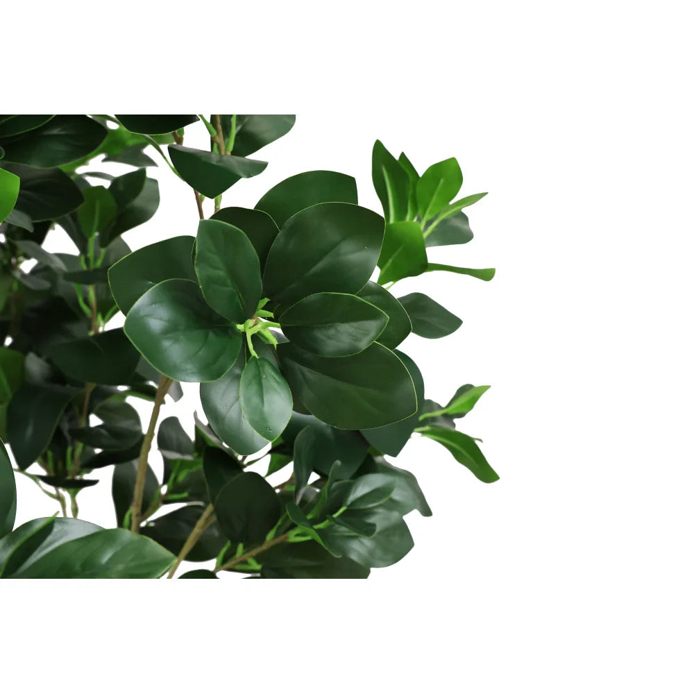 7.2FT  Artificial Silk Tree Large Faux Greenery Plant with Lifelike Leaves