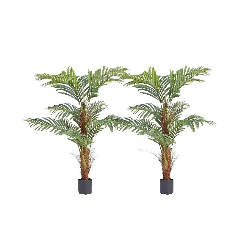 Palm Tree 4/5/6 FT Faux Plant Secure PE Material & Anti-Tip Tilt Protection