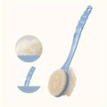 Soft Body Scrubber Shower Exfoliating Scrubs Long Handle Bath Brush Exfoliator
