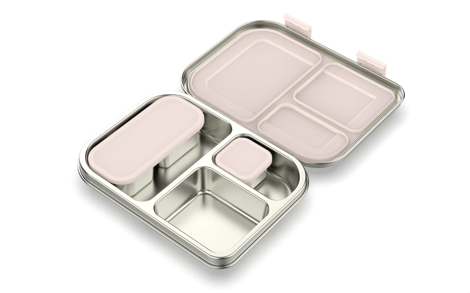 Stainless Steel Leakproof Bento Lunch Box, Sandwich Friendly, Food Safe, Compact, Perfect for Kids Lunch, Adult Lunch