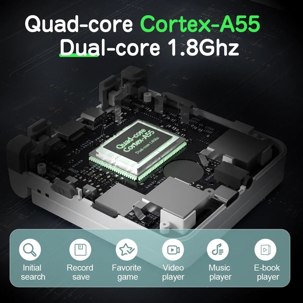 Handheld Game Players 3.5''IPS Screen Linux System Onion OS Video Game Consoles Free Storage Bag
