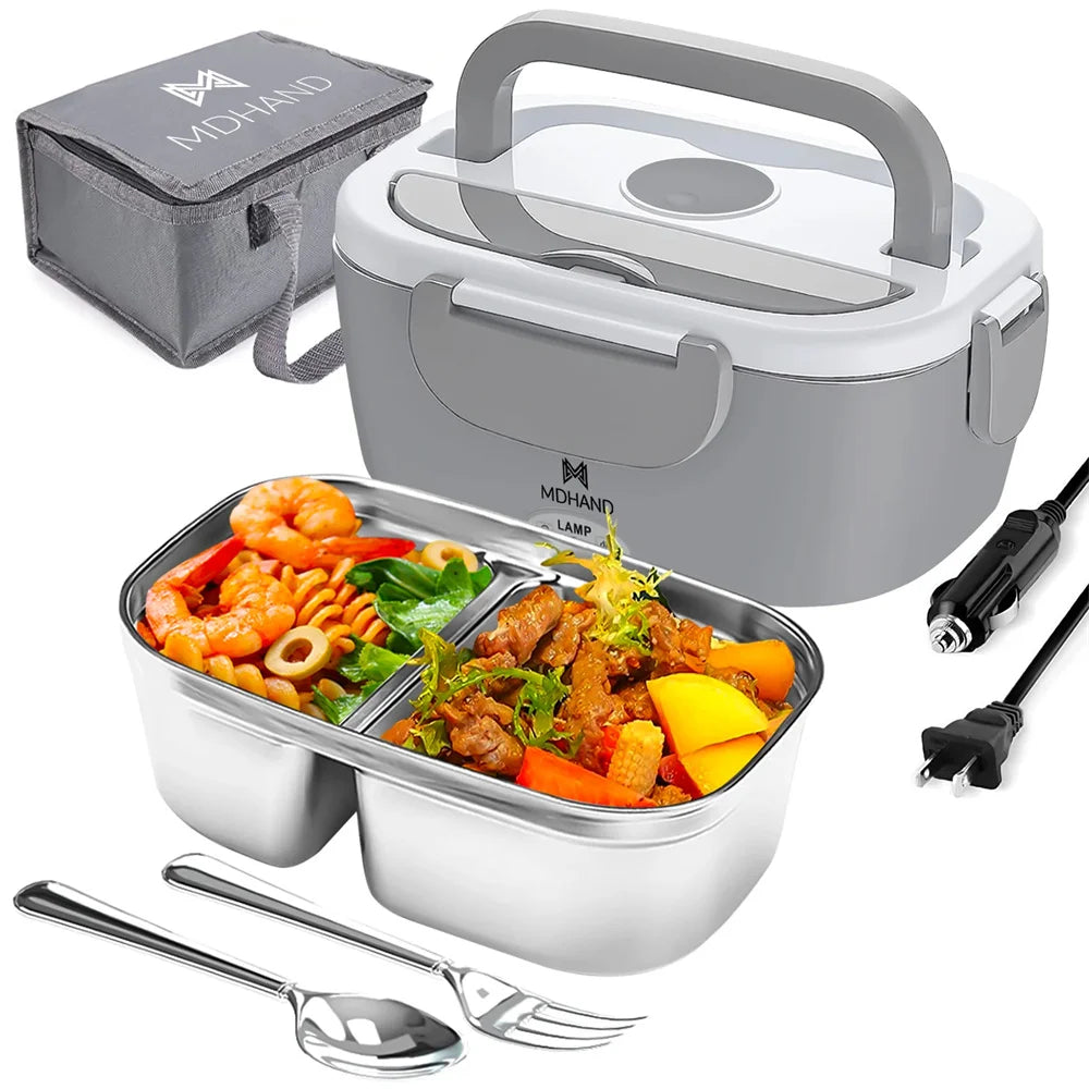 Electric Lunch Box Food Warmer Portable Food Heater for Car Or Home
