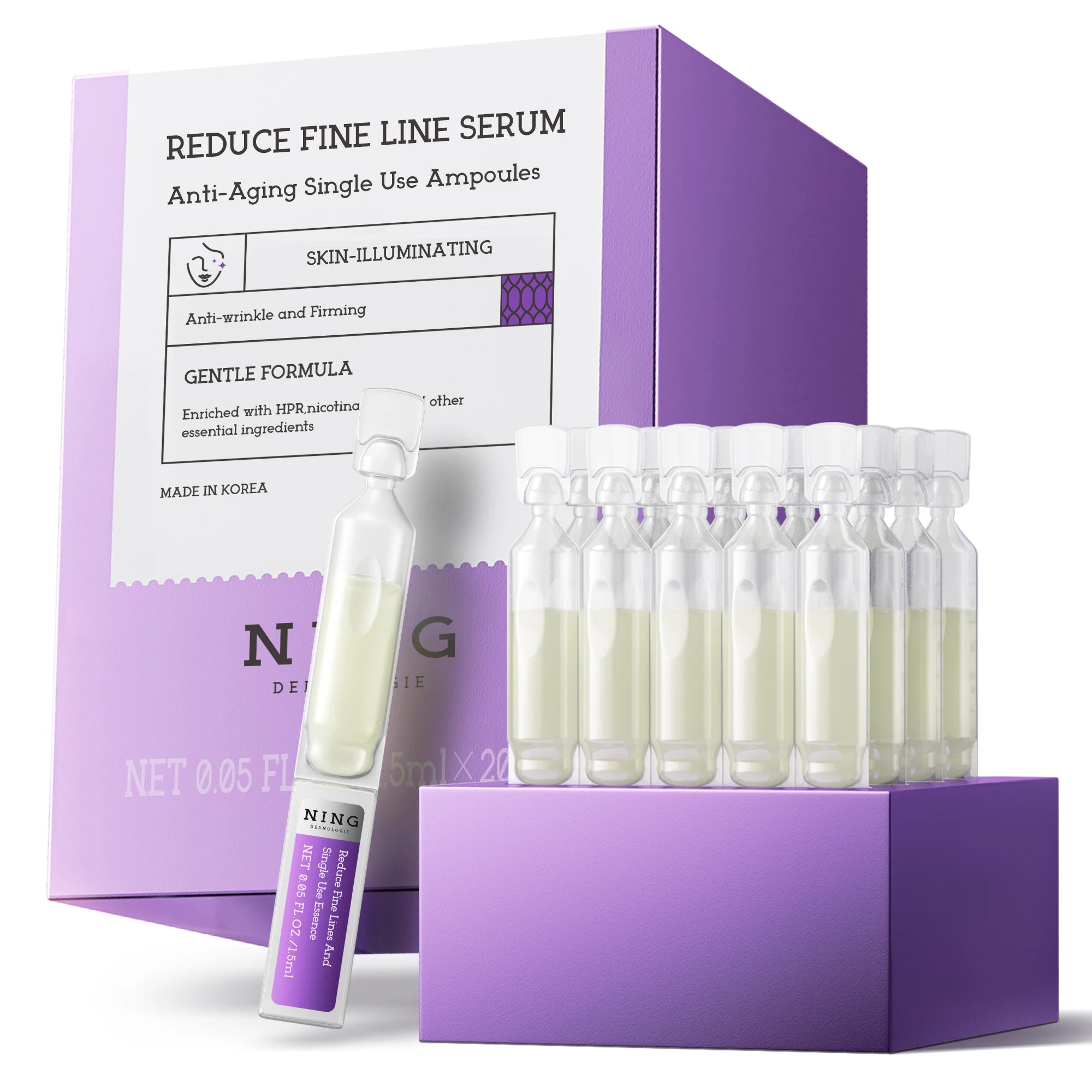 Skin Care Set –8-Step Routine with Amino Cleanser, Clay Mask, Toner, Salicylic Acid Serum