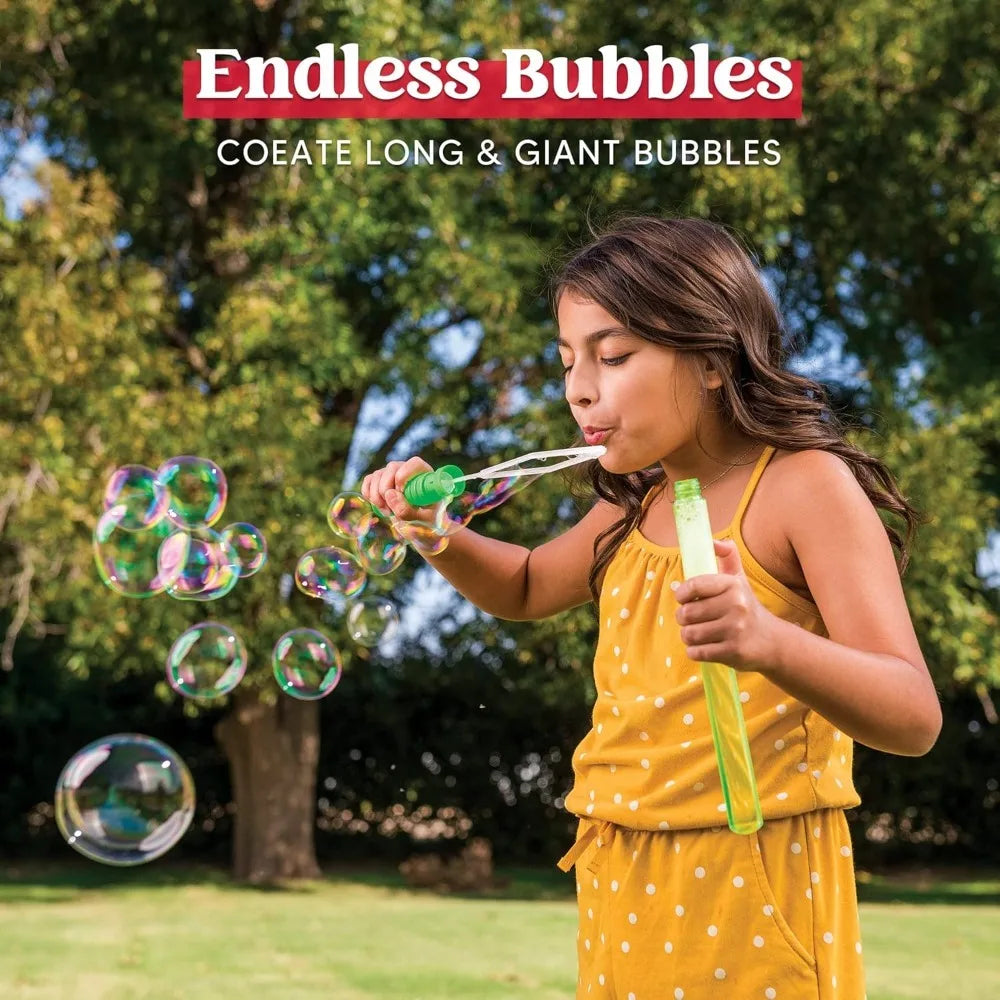 24 Pack 14.6'' Big Bubble Wands Bulk for KidsSummer Toy OutdoorActivity Bubbles Party Favors Supplies