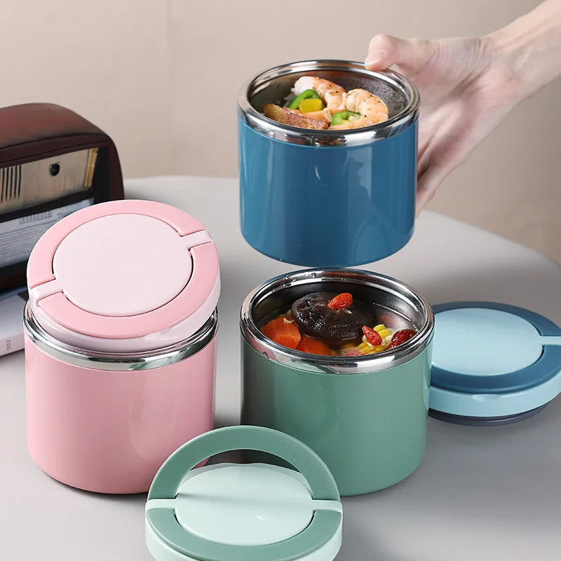 Food Thermal Jar Insulated Soup Cup Thermos Containers Stainless Steel Lunch Box Thermo Keep Hot