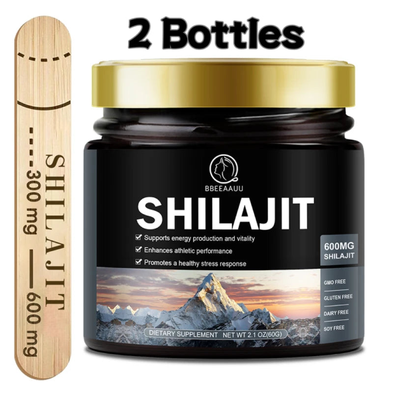 Himalaya Pure Shilajit Resin Original Mineral Health Supplement Non-GMO Brain Memory Cognitive Energy Health