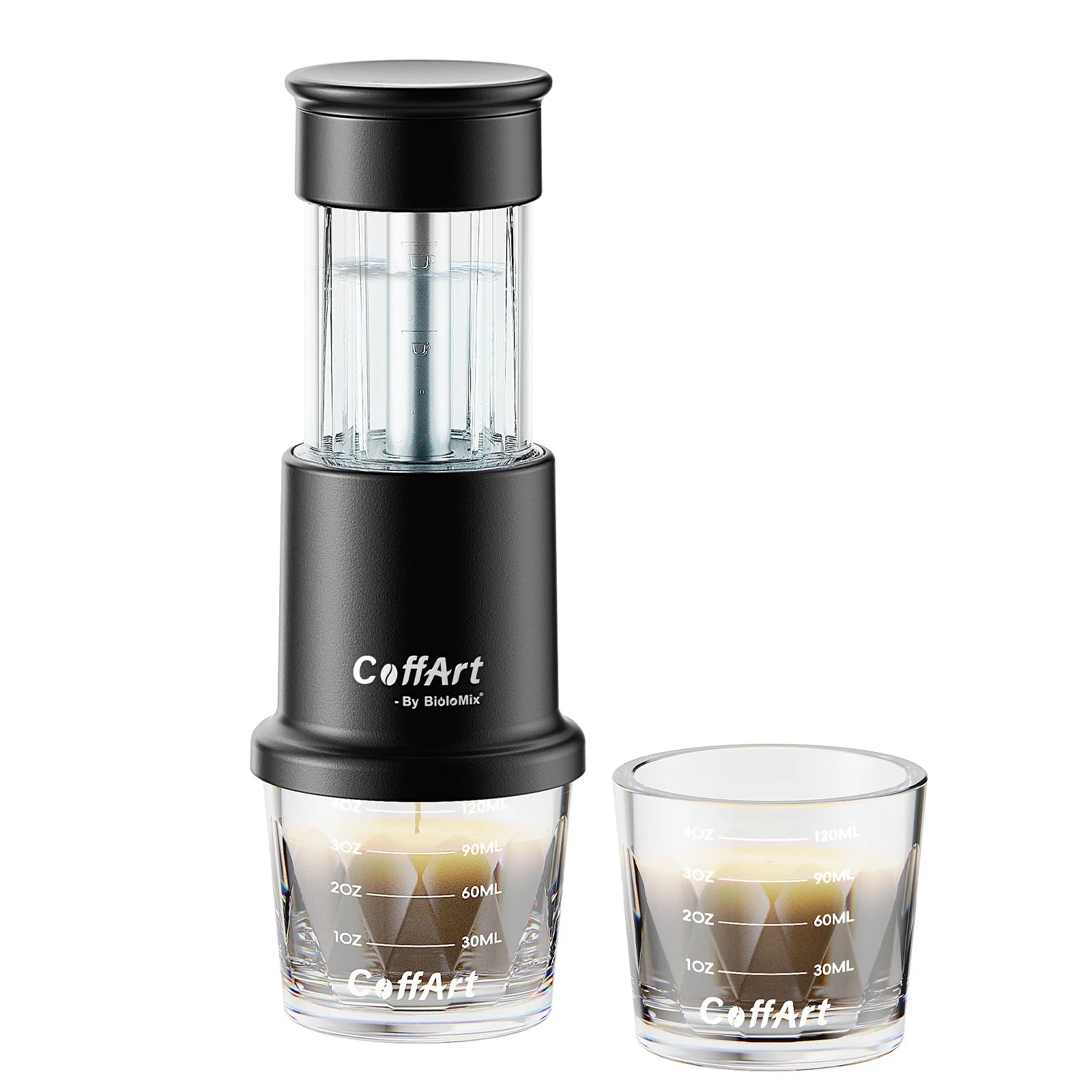 BioloMix 2 In 1 Manual Espresso Coffee Machine Hot/Cold Portable coffee Maker For NS Capsules
