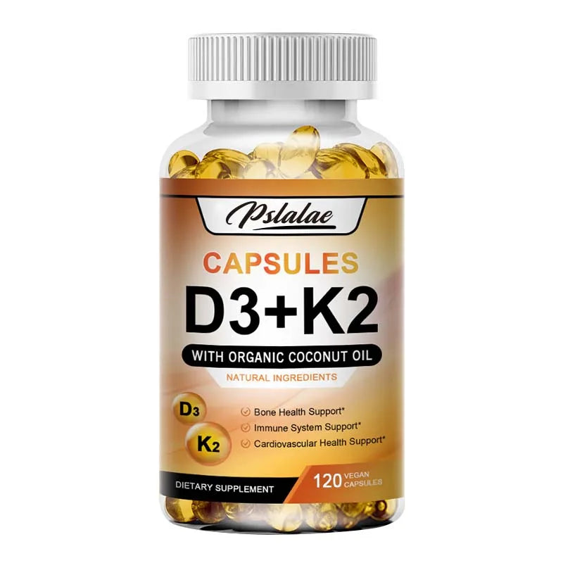 Vitamin D3 + K2 -  120 Capsules