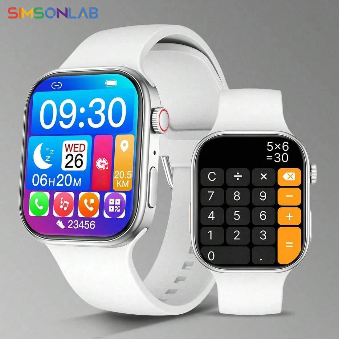 2026 Smart Watch 1.83" HD Screen Bluetooth Call Heart Rate Monitoring 120+ Sports Modes Waterproof
